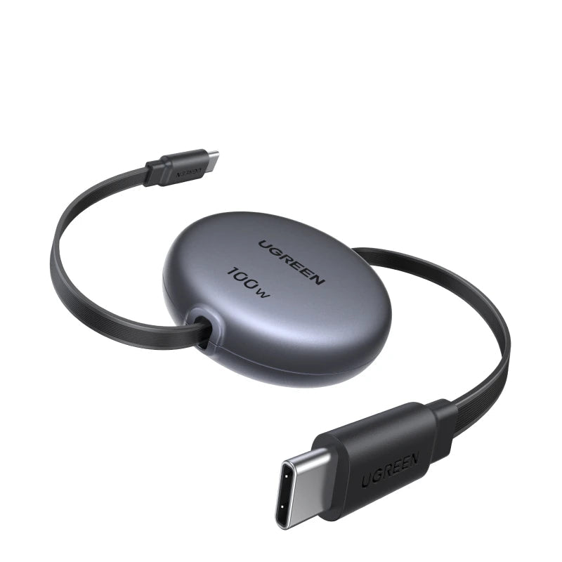 UGREEN 100W USB-C to USB-C PD Retractable Fast Charging Cable
