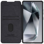 Protective Sliding Camera Leather Flip Case for Samsung Galaxy S25 Series