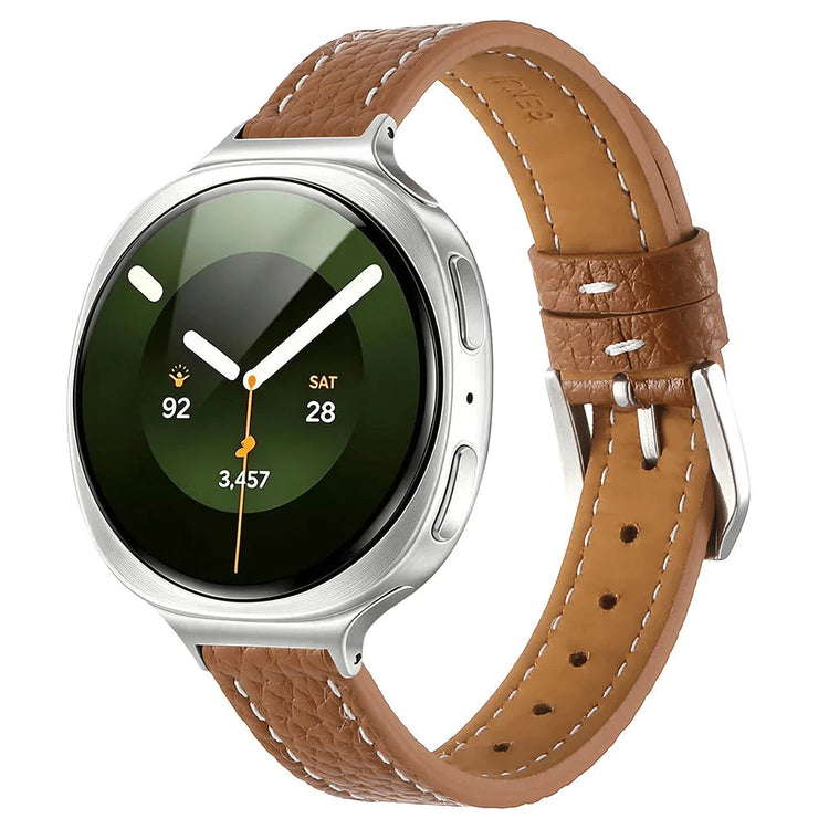 Pebbled Leather Quick-Fit Watch Strap for Samsung Galaxy Watch 9