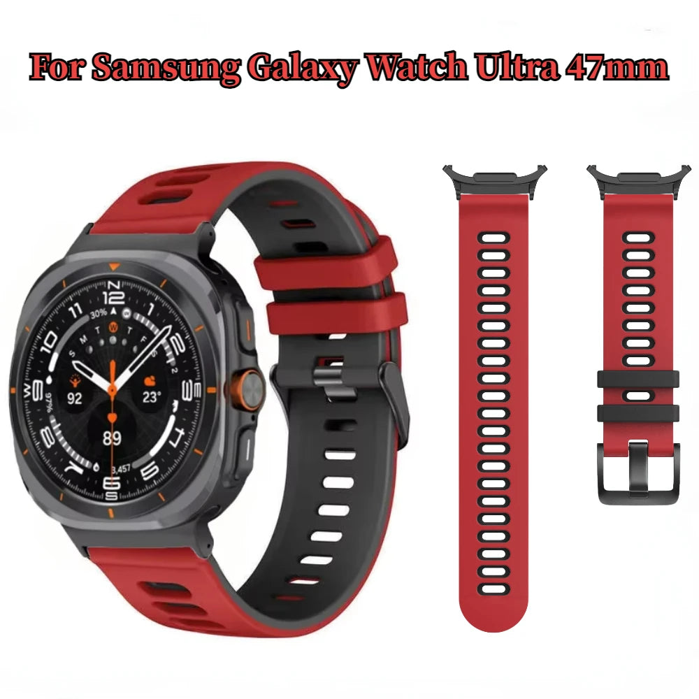 Sport Silicone Replacement Wristband for Samsung Galaxy Watch Ultra and Samsung Galaxy Watch Ultra (2025)