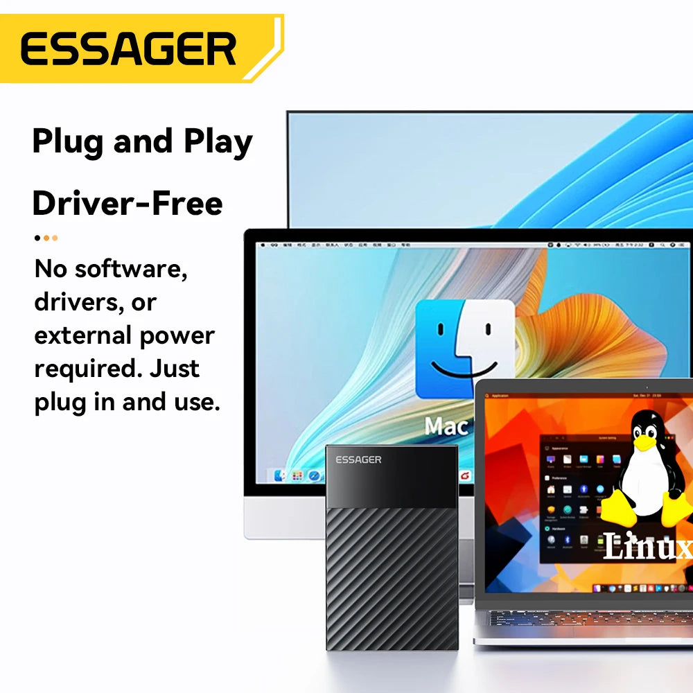 Essager 2.5" SATA SSD/HDD Enclosure