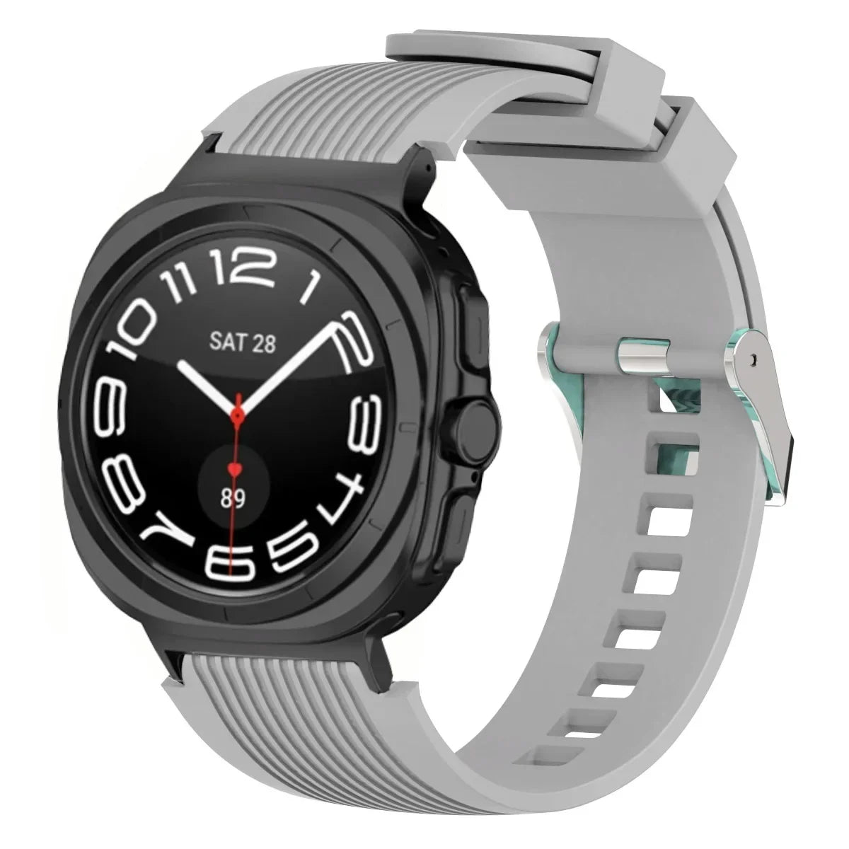 Stripe Textured Silicone Wristband for Samsung Galaxy Watch Ultra and Samsung Galaxy Watch Ultra (2025)