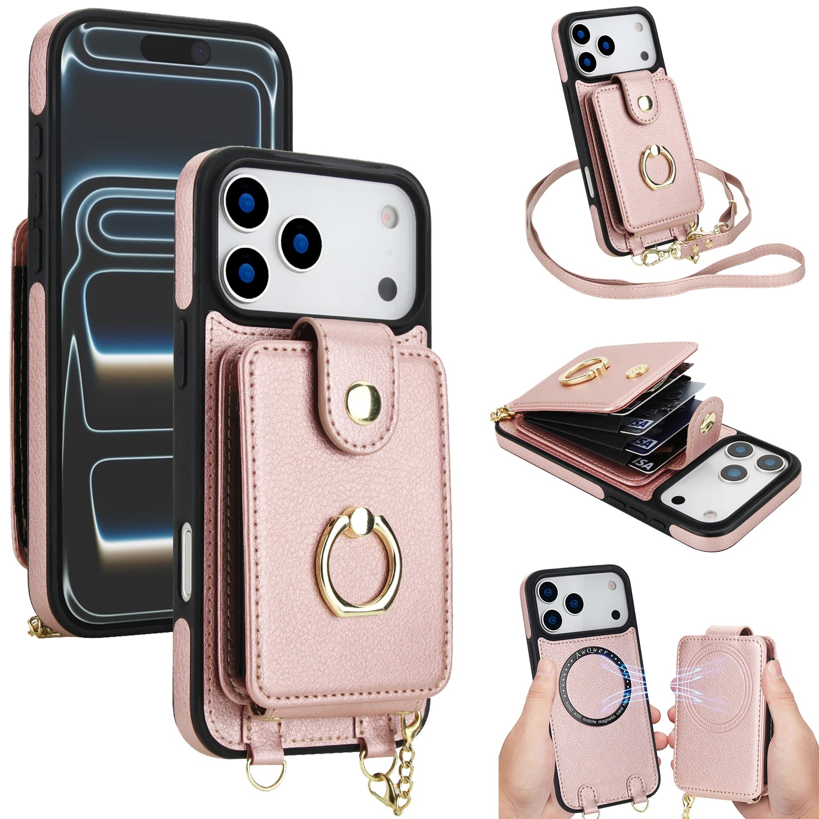 2-in-1 Detachable MagSafe Wallet Case for iPhone 17 Series