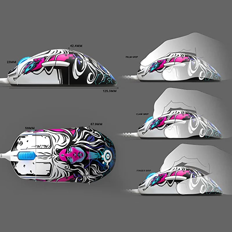 SteelSeries Prime Neo Noir Edition Wired Gaming Mouse