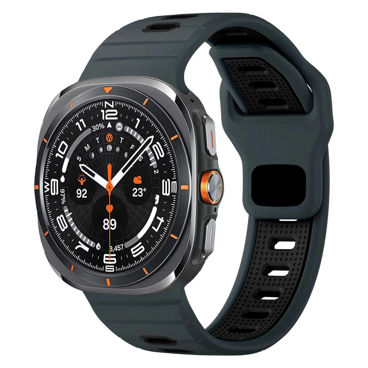 Perforated Silicone Sports Band for Samsung Galaxy Watch Ultra 2