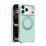 Water Ripple Silicone Case with 360-Degree Holder for iPhone 17 Series