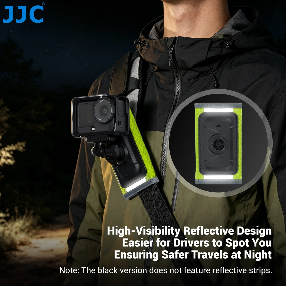 Dual-Layer Shoulder Strap Mount for Action Cameras