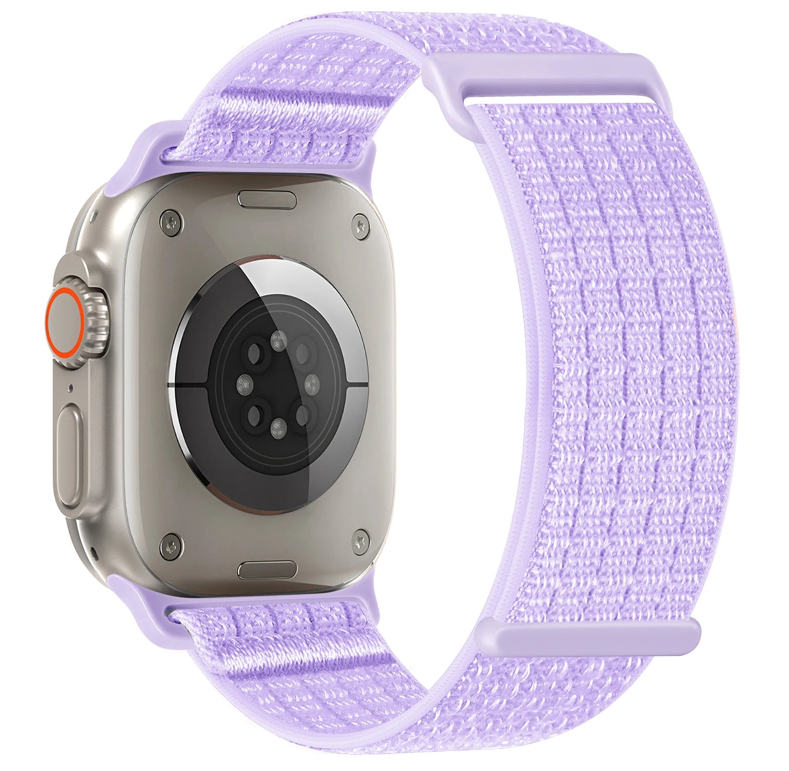 Breathable Woven Nylon Band with Hook-and-Loop Fastener for Apple Watch