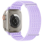 Breathable Woven Nylon Band with Hook-and-Loop Fastener for Apple Watch