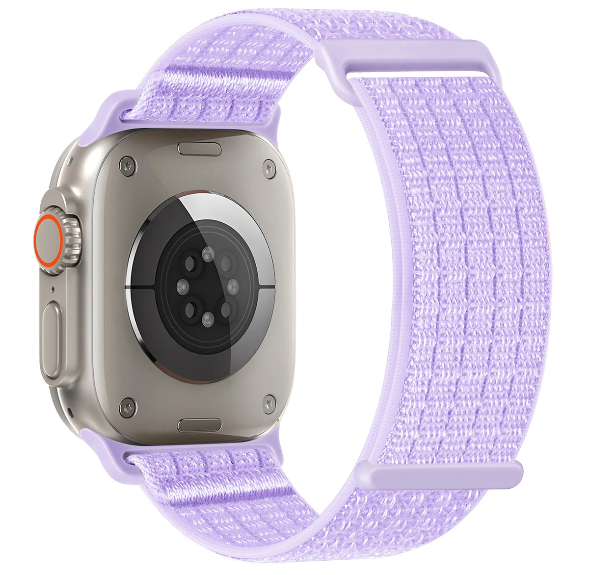 Breathable Woven Nylon Band with Hook-and-Loop Fastener for Apple Watch