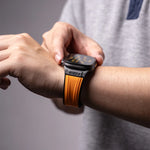 Liquid Silicone Sport Band with Ribbed Texture for Apple Watch