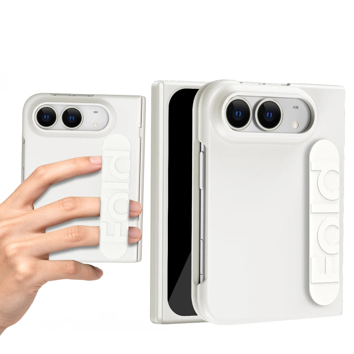 Shockproof Wristband Case with Raised Lens Protection for iPhone Duo