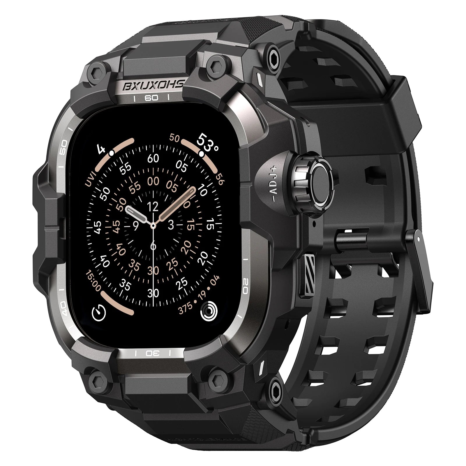 Tactical Protective Case with Band for Apple Watch