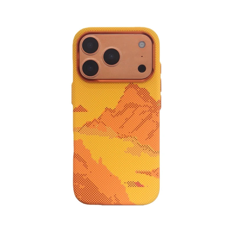 Ultrathin Carbon Fiber Texture MagSafe Case with Alloy Lens Guard for iPhone 17 Pro & iPhone 17 Pro Max