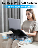 Lightweight Lap Desk With Cushion Support