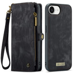 2-in-1 Flip Magnetic Case with Card Pocket for iPhone 16e