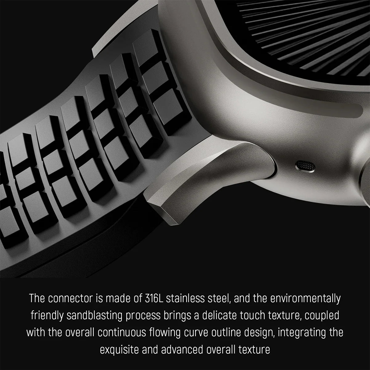 Luxury Sports Silicone Band with Metal Bracelet for Apple Watch