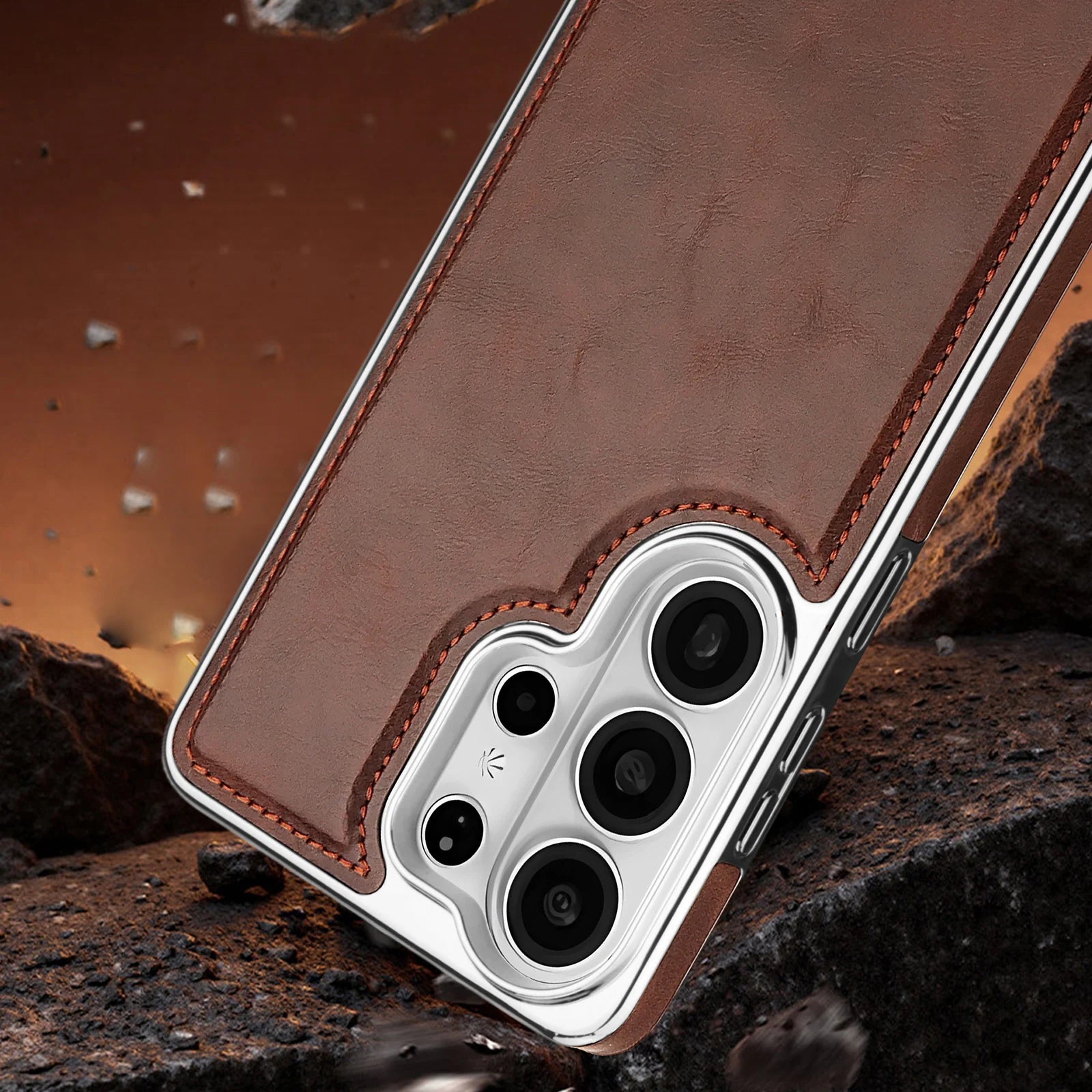 Luxury Business Magnetic Leather Protective Case for Samsung Galaxy S26 Series
