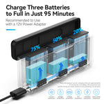 TELESIN Battery Charger for DJI OSMO Action Cameras