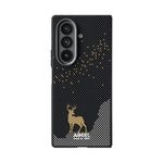 Shockproof Carbon Fiber Texture Magnetic Case for Samsung Galaxy Z Fold 7