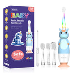 Yunchi K3 Kids Sonic Electric Toothbrush with 4 Brush Heads