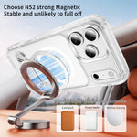 Clear Acrylic MagSafe Case with Kickstand for iPhone 17 Series