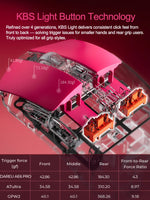 DAREU AE6PRO Ultra-Light Wireless Gaming Mouse with Charging Base