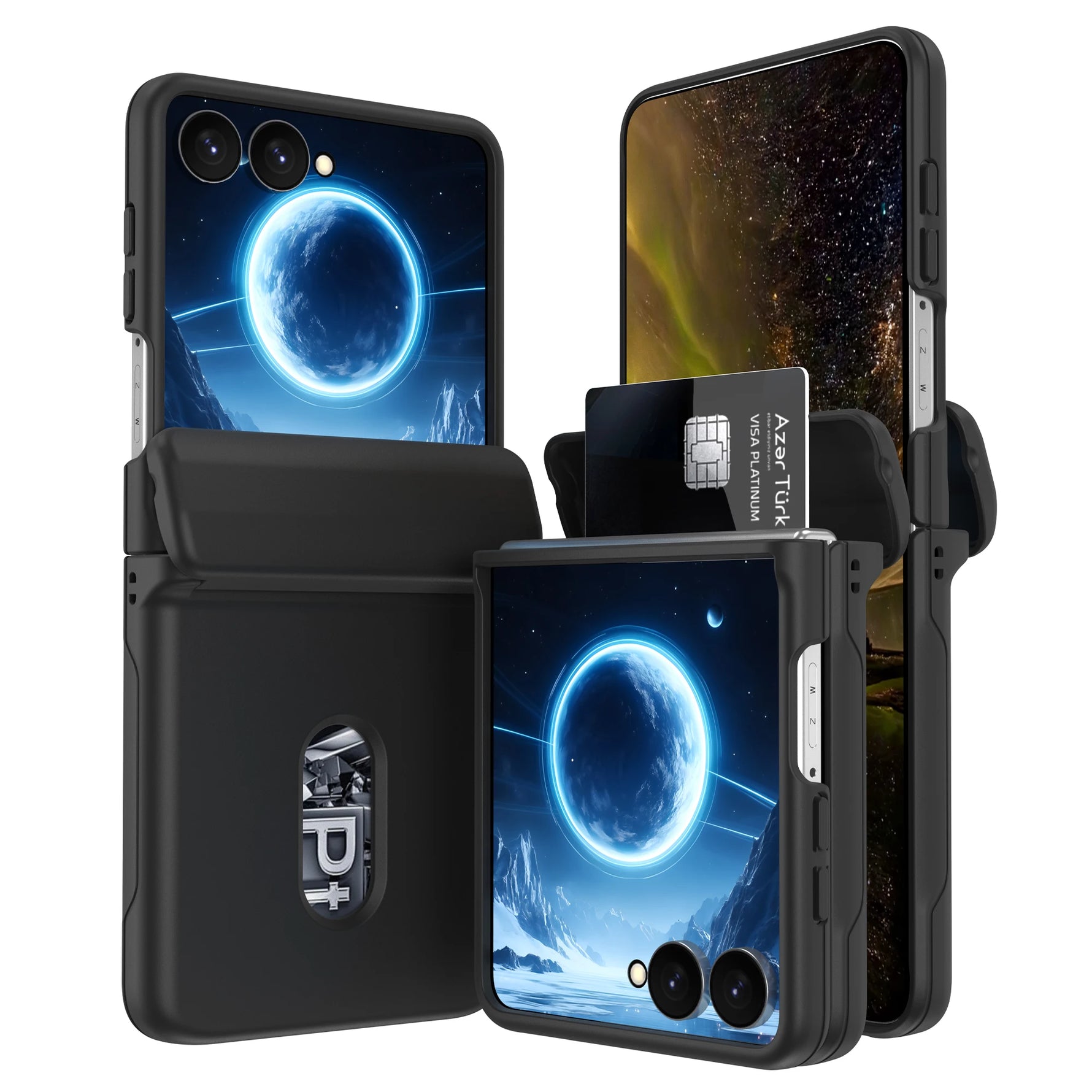 Premium Hinge Protection Wallet Case for Samsung Galaxy Z Flip 8