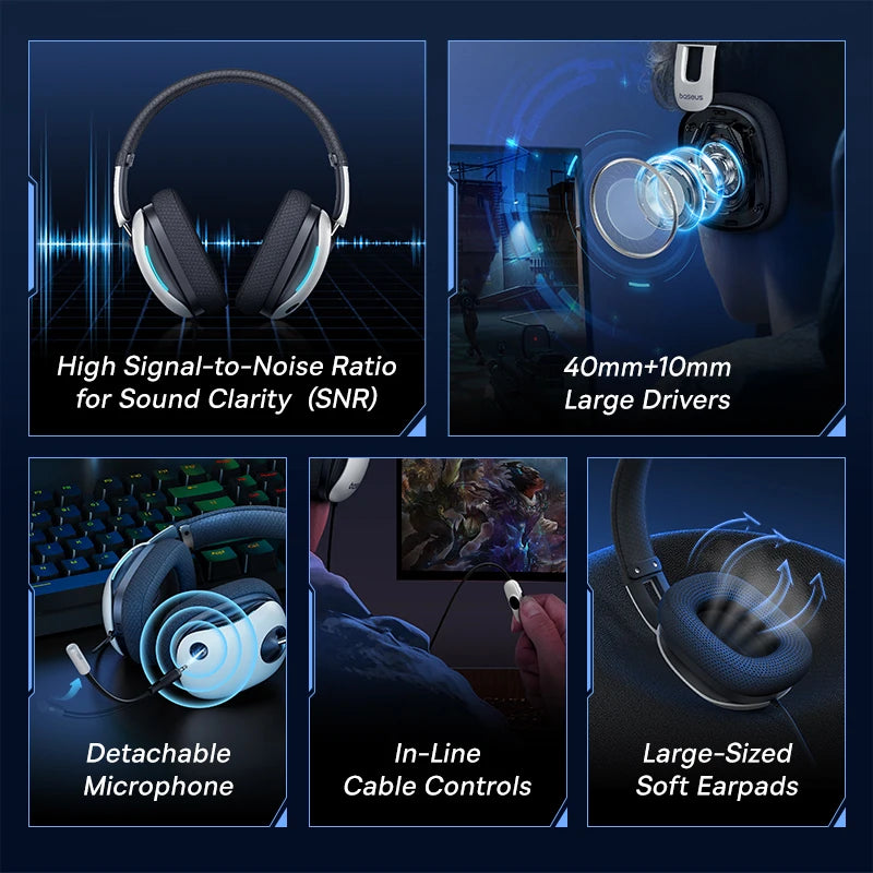 BASEUS GoPlay 1+ MAX Gaming Headphones