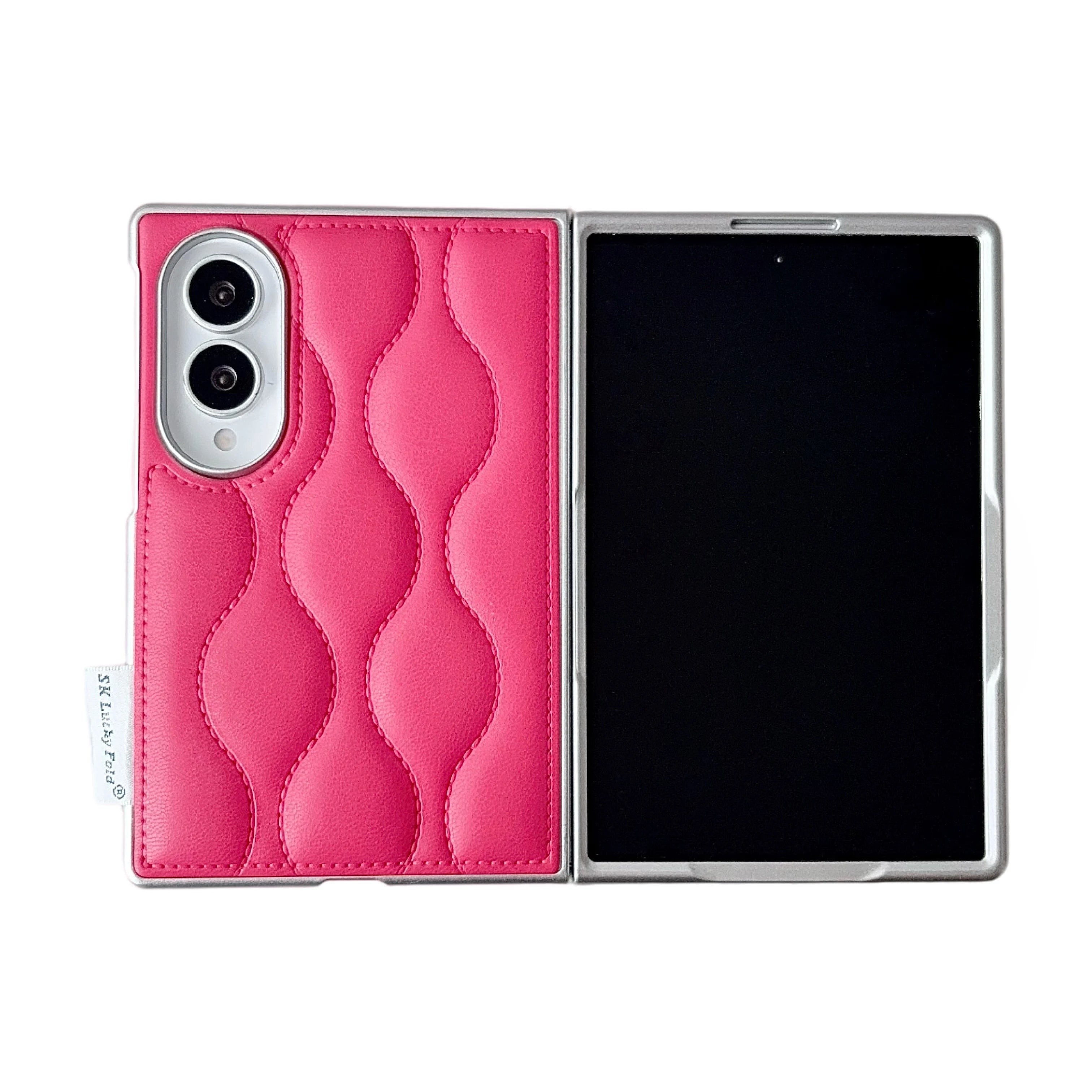 Premium Wave Texture Leather Protective Case for Samsung Galaxy Z Fold 8