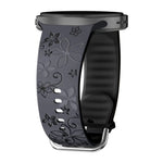 Bauhinia Print Silicone Band for Samsung Galaxy Watch 8 and Galaxy 8 Classic
