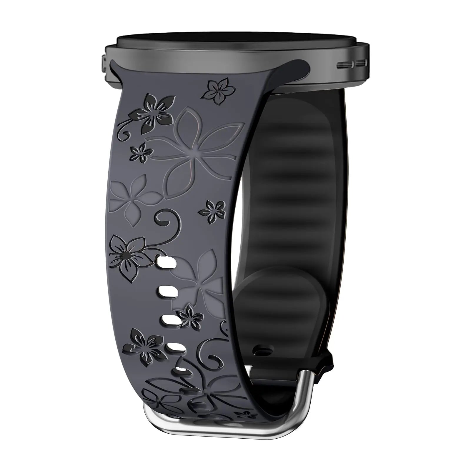 Bauhinia Print Silicone Band for Samsung Galaxy Watch 8 and Galaxy 8 Classic