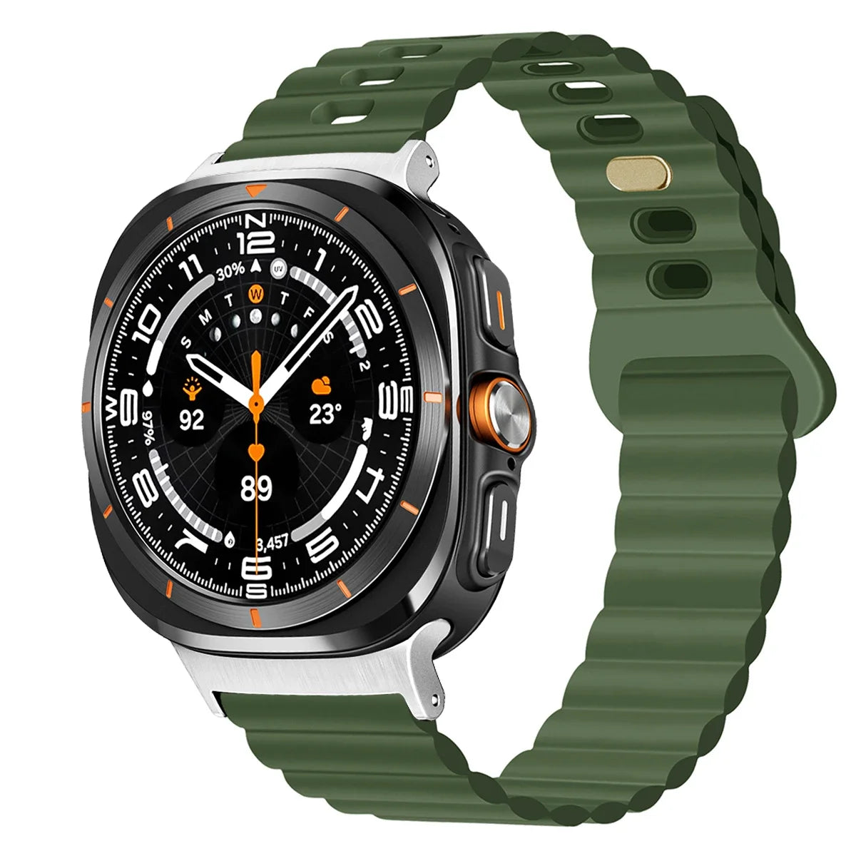 Durable No Gaps Silicone Sport Band for Samsung Galaxy Watch Ultra