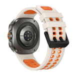 Breathable Perforated Silicone Watch Strap for Samsung Galaxy Watch Ultra 2