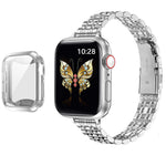 Luxury Slim Bracelet Band with Matching Case for Apple Watch