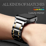 Fashion Ceramic Metal Wristband for Apple Watch