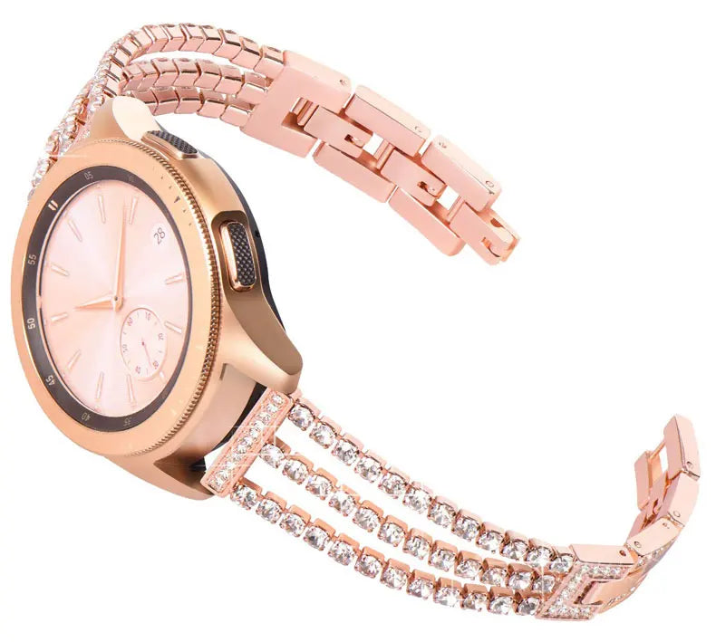Luxury Glitter Metal Watch Band for Samsung Galaxy Watch 6 & Galaxy Watch 6 Classic