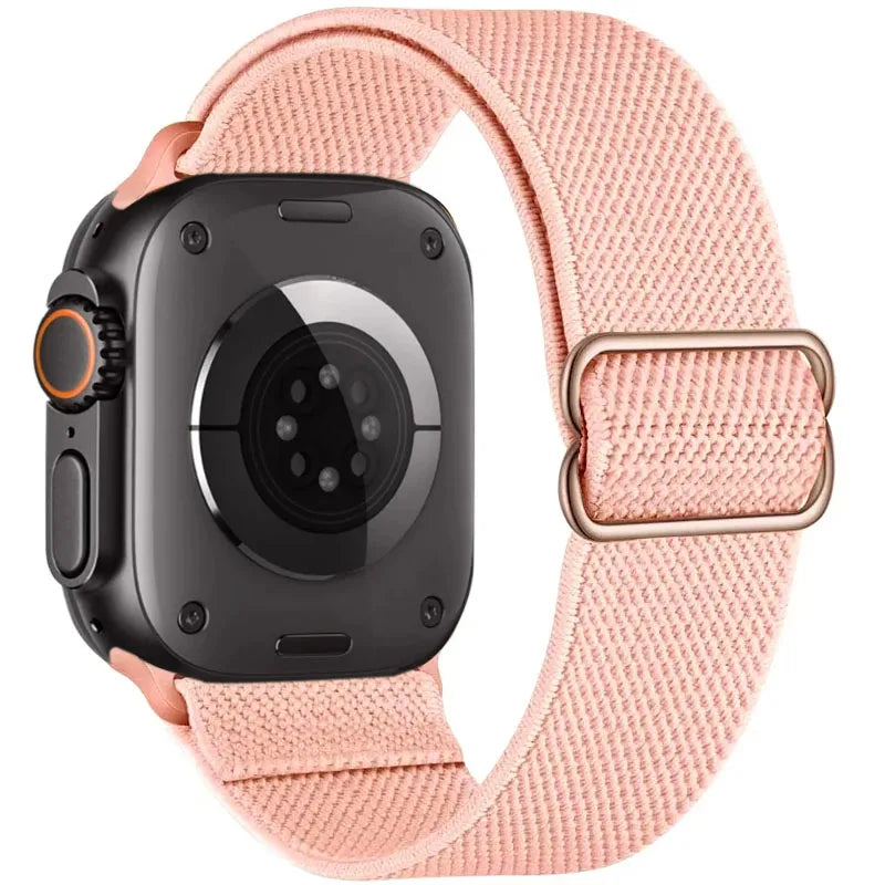 Soft Elastic Nylon Loop Strap for Apple Watch