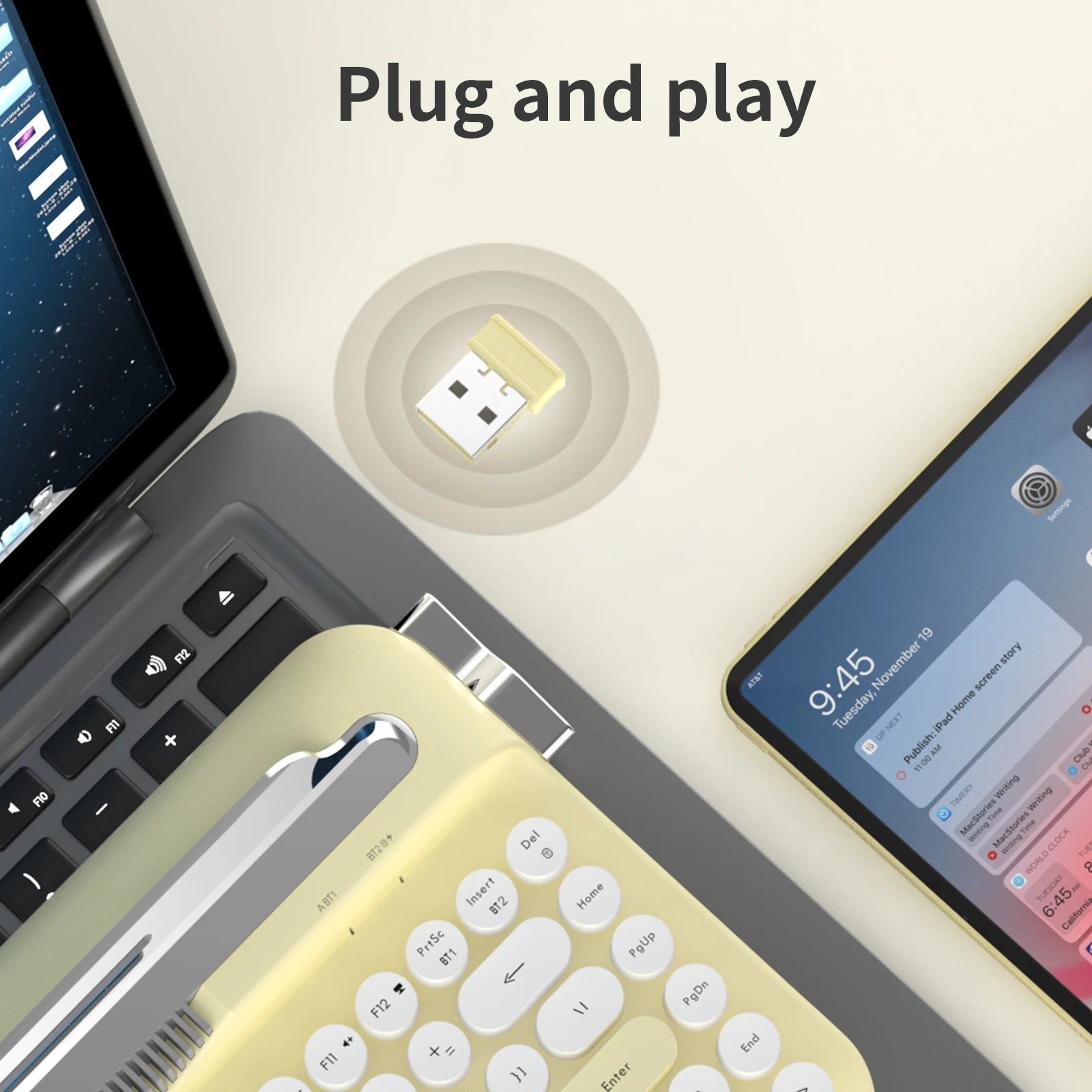 AJAZZ AF84 Dual-Mode Keyboard