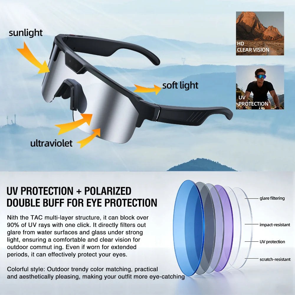 Zeblaze AI Smart Glasses with Real-Time Translation