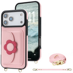 Premium Leather Wallet Case with Long Lanyard for iPhone 17 Series