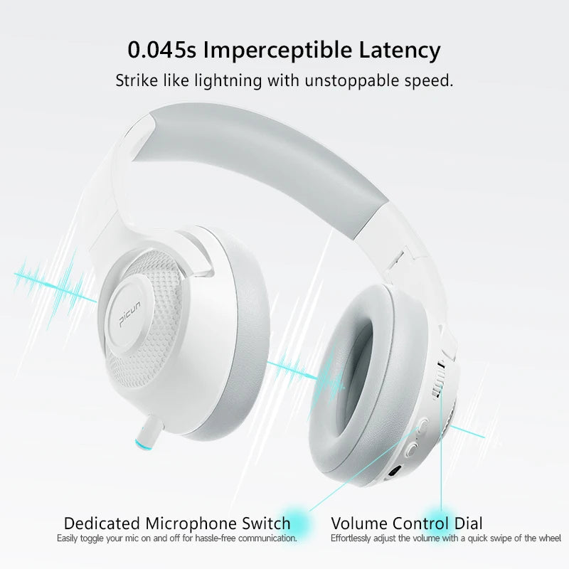 Picun BG-01 Wireless Over-Ear Gaming Headphones