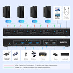 UGREEN 4-Port HDMI KVM Switch 4K@60Hz with USB 3.0