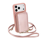 iPhone 17 Series Crossbody Leather Wallet Case