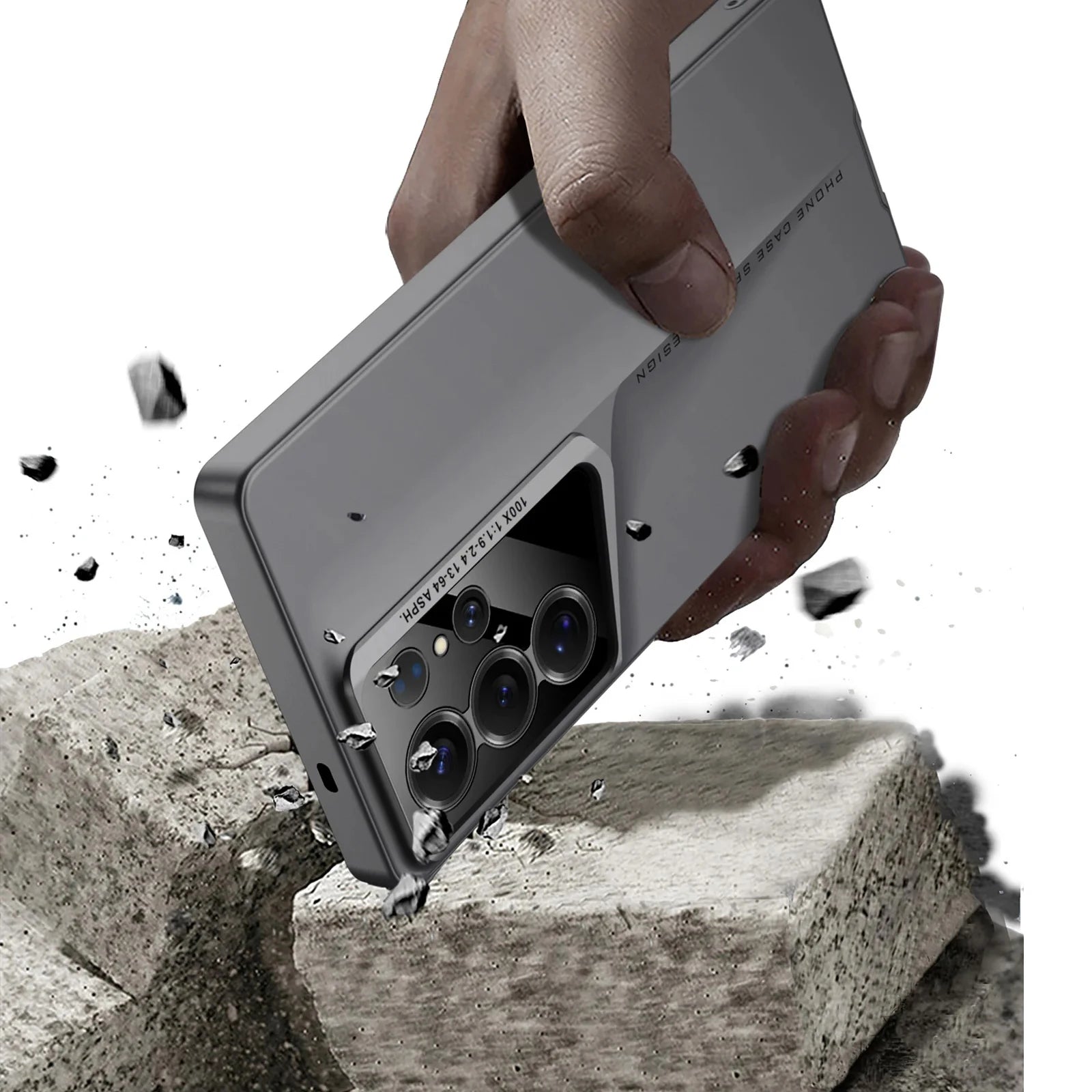 Shockproof Frameless Blade Case with Full Camera Protection for Samsung Galaxy S26 Ultra