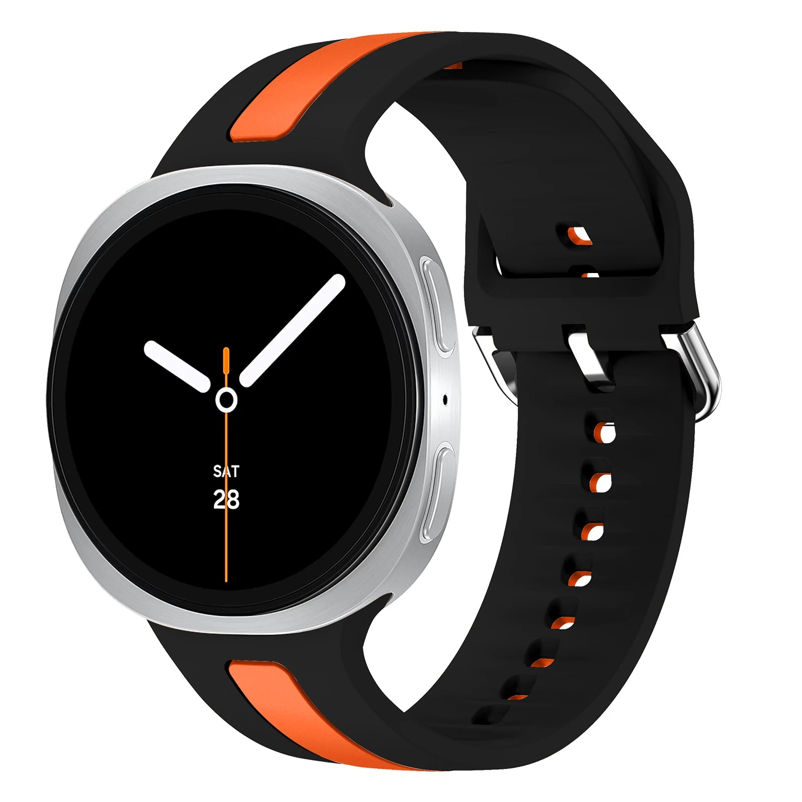 Sport Two-Tone Silicone Band for Samsung Galaxy Watch 8 & Galaxy Watch 8 Classic
