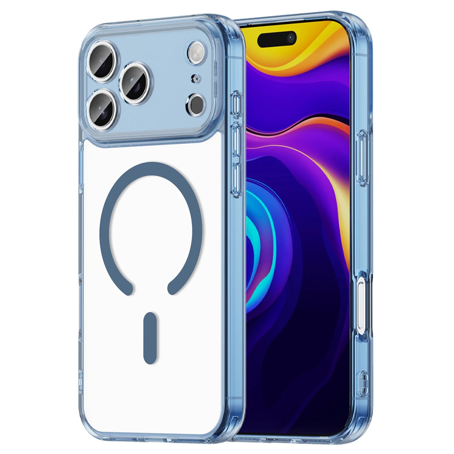 MagSafe Compatible Transparent Acrylic Case for iPhone 17 Series