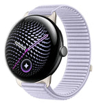 Elastic Nylon Velcro Adjustment Watch Band for Google Pixel Watch 3