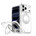 Anti-Yellowing Clear MagSafe Case with Rotating Kickstand for iPhone 17 Series