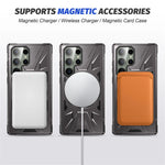 Shockproof Magnetic Armor Case with Ring Stand for Samsung Galaxy S26 Series
